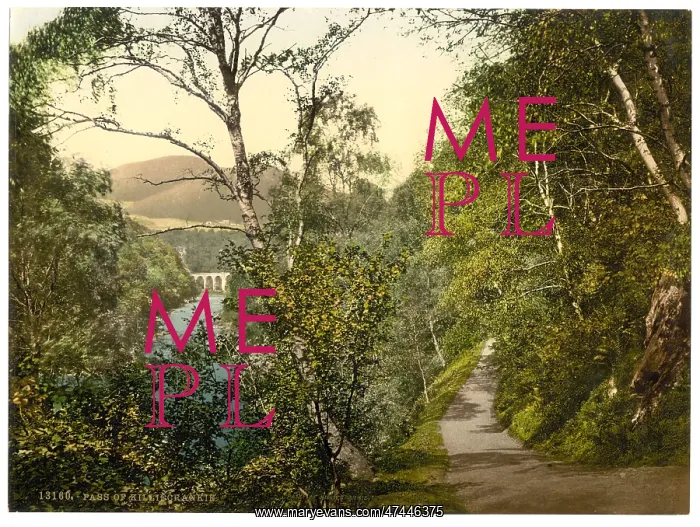 : Pass of Killiecrankie, Queen's View, Scotland : Pass of Killiecrankie, Queen's View, Scotland