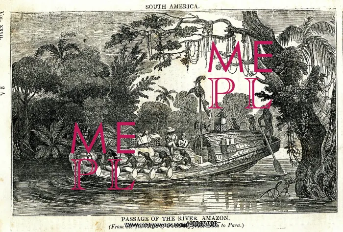 : Passage of the Amazon River, Journey Lima to Para, 1836 : Passage of the Amazon River, Journey Lima to Para, 1836