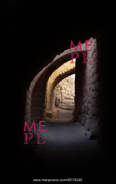 : Passage within Shobak castle, Jordan : Passage within Shobak castle, Jordan