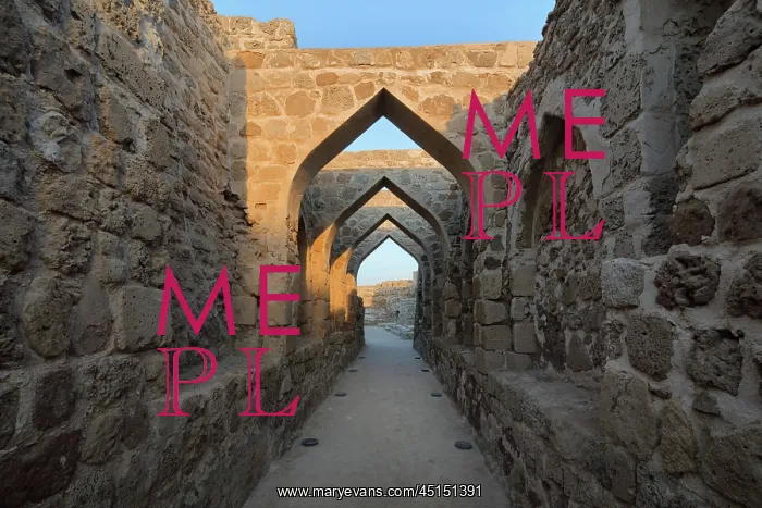 : Passageway, Qal'at al-Bahrain, Bahrain : Passageway, Qal'at al-Bahrain, Bahrain
