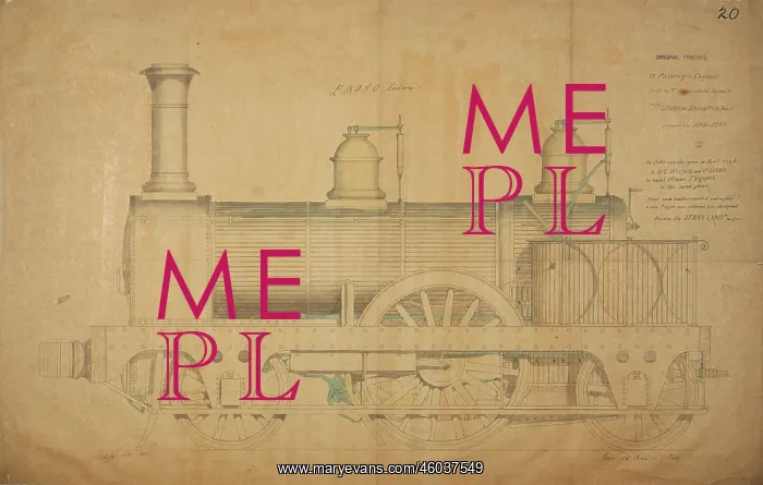 : Passenger engine, side elevation
