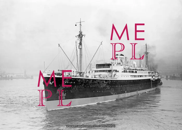 : The passenger ship Caribia, 1933 : The passenger ship Caribia, 1933
