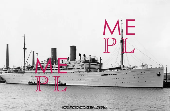 : The passenger ship Der Deutsche, 1934 : The passenger ship Der Deutsche, 1934