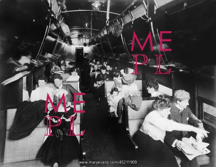 : Passengers in an American Pullman railroad ? : Passengers in an American Pullman railroad ?