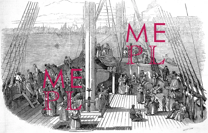 : Passengers on board the emigrant ship Artemisia, 1848 : Passengers on board the emigrant ship Artemisia, 1848