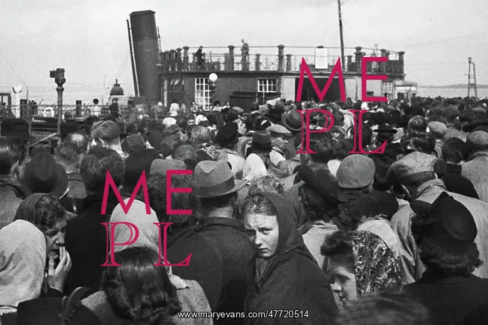 : Passengers about to board a ferry : Passengers about to board a ferry