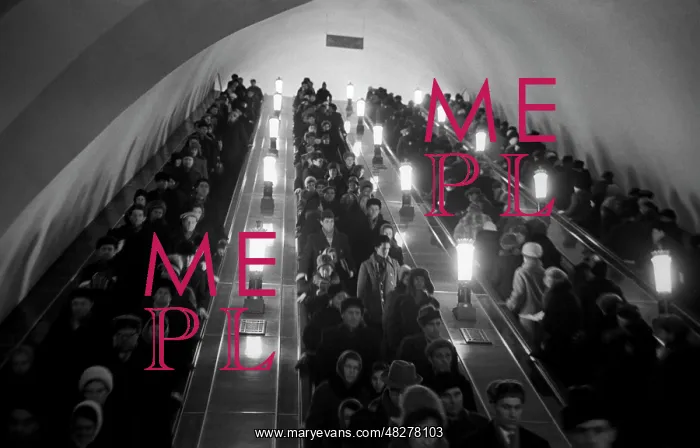 : Passengers of Moscow Metro, 1965 : Passengers of Moscow Metro, 1965