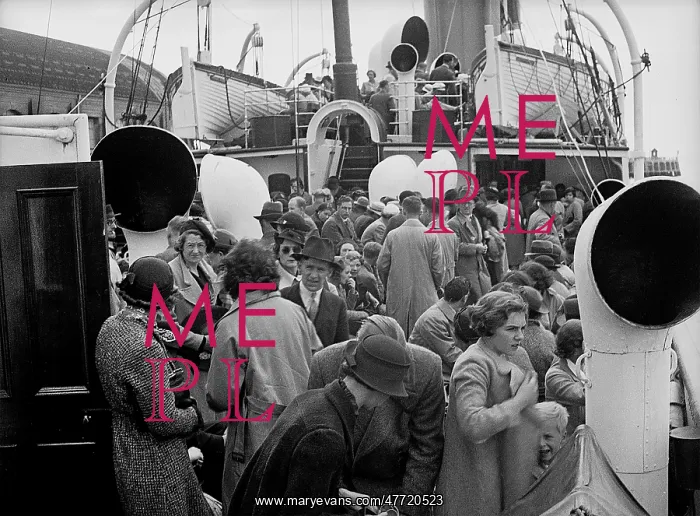  : Passengers prepare to disembark from ferry at Dieppe