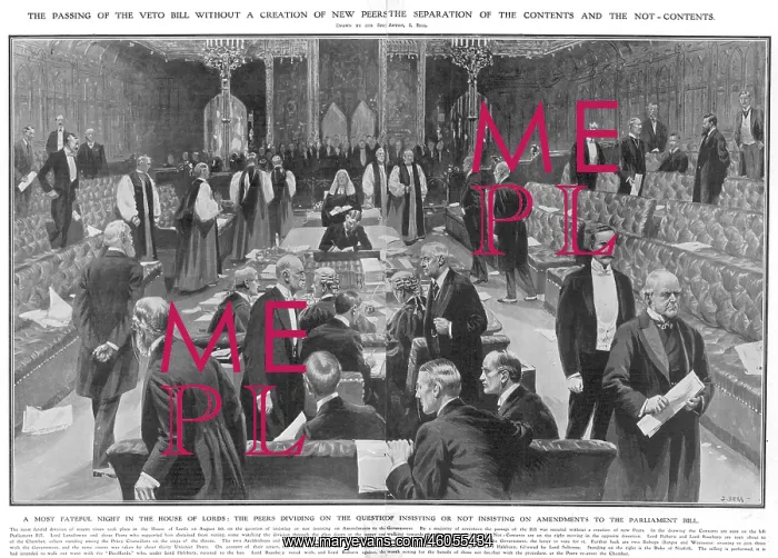 : The passing of the veto bill without a creation of new peers : The passing of the veto bill without a creation of new peers