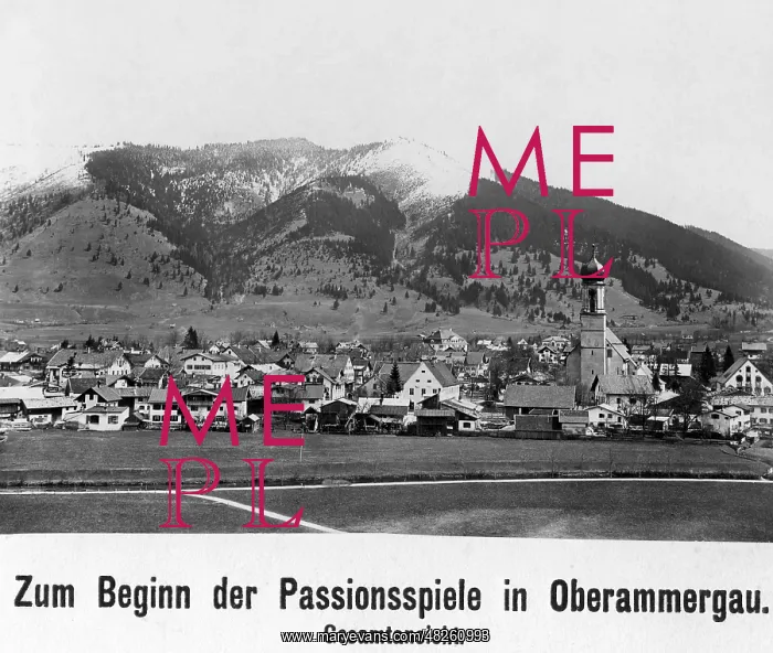 : Passion Play in Oberammergau, 1922 : Passion Play in Oberammergau, 1922