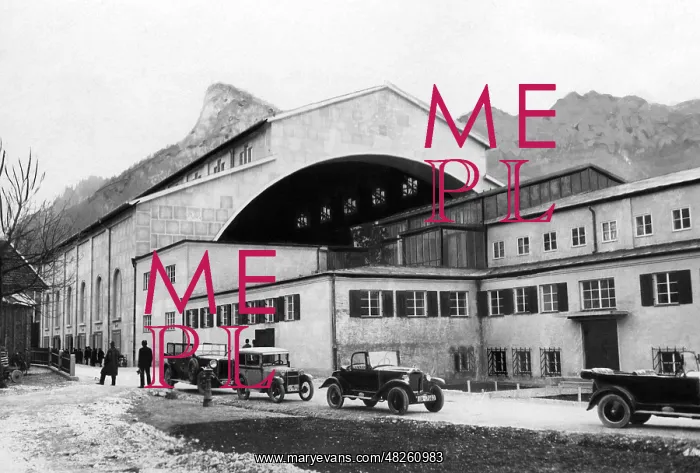 : Passion Playhouse Oberammergau, around 1925 : Passion Playhouse Oberammergau, around 1925