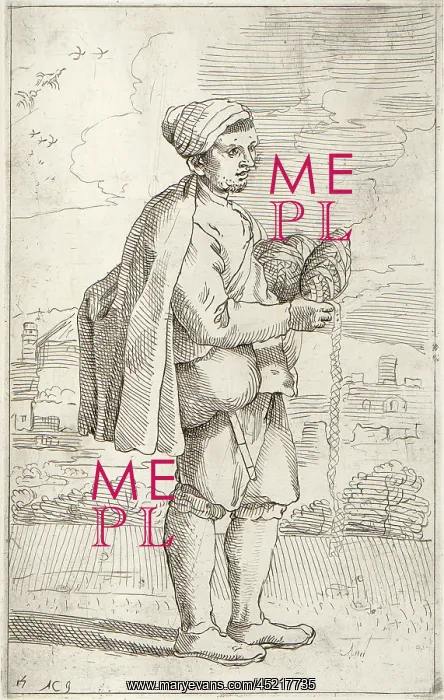: A pasta vendor, by Annibale Carracci, circa ? : A pasta vendor, by Annibale Carracci, circa ?