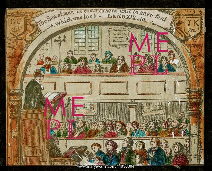 : A pastor gives a sermon : A pastor gives a sermon