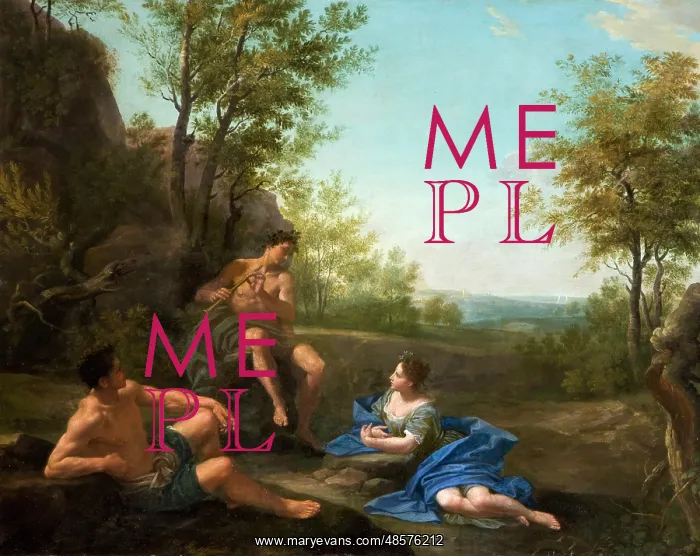 : Pastoral Landscape with Figures : Pastoral Landscape with Figures