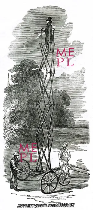 : Patent elevator and observatory 1856 : Patent elevator and observatory 1856