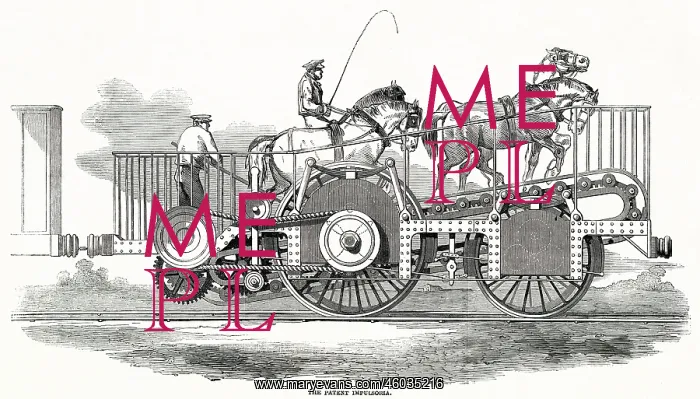 : Patent Impoulsoria, horse powered engine : Patent Impoulsoria, horse powered engine
