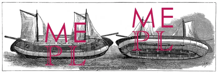 : Patent Reversible Lifeboat, 1875 : Patent Reversible Lifeboat, 1875