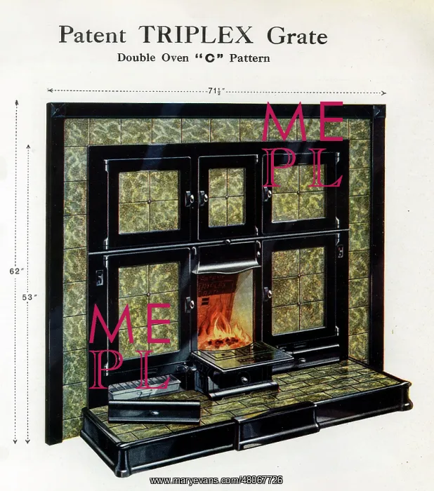  : Patent Triplex Grate - Double Oven C pattern