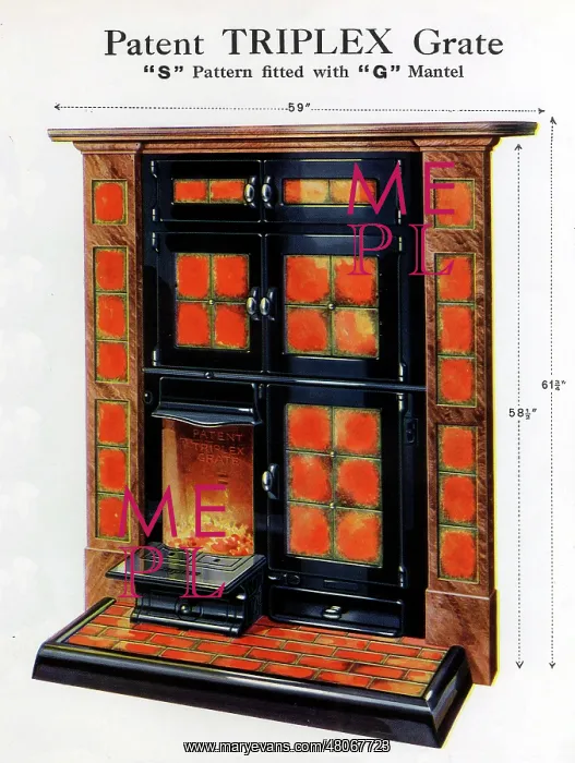 : Patent Triplex Grates Pattern fitted with G Mantel : Patent Triplex Grates Pattern fitted with G Mantel