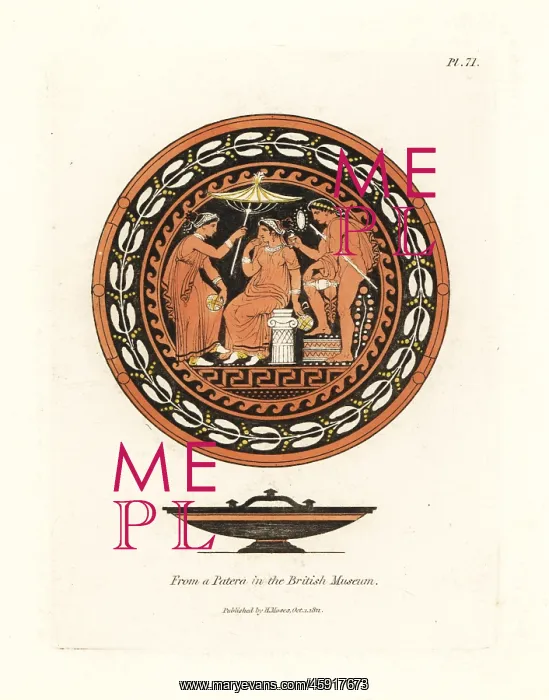 : Patera in the British Museum : Patera in the British Museum