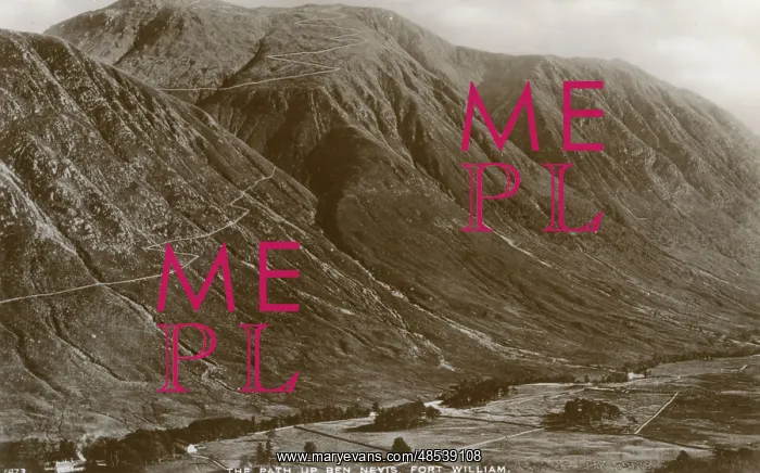  : Path up Ben Nevis, Fort William, Scotland