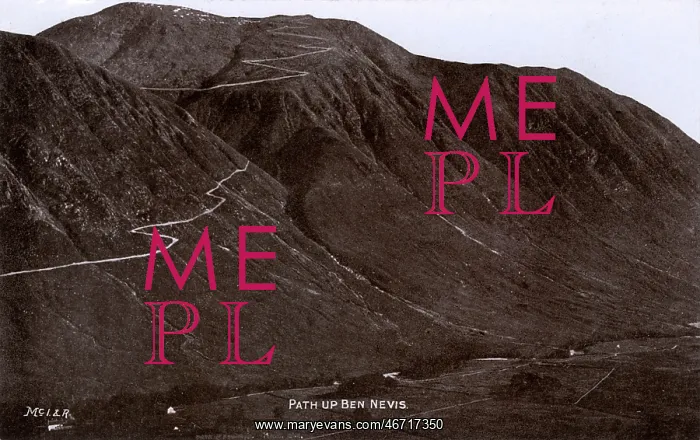 : Path up Ben Nevis, Scottish Highlands : Path up Ben Nevis, Scottish Highlands