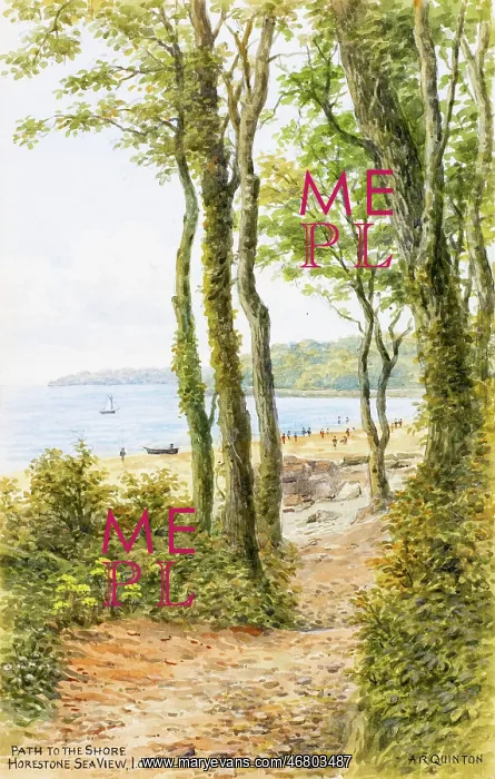 : Path to the shore, Horestone, Seaview, Isle of Wight : Path to the shore, Horestone, Seaview, Isle of Wight