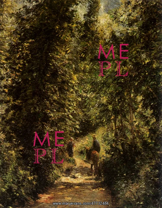 : Path through the Woods, by Camille Pissarro : Path through the Woods, by Camille Pissarro
