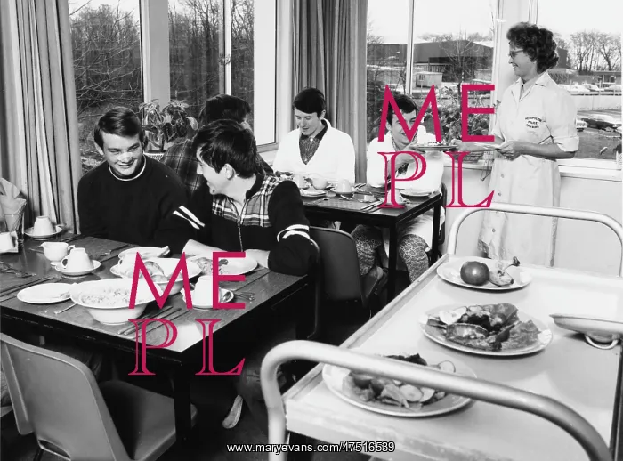 : Patients in cafeteria, Medical Centre, Hendon : Patients in cafeteria, Medical Centre, Hendon