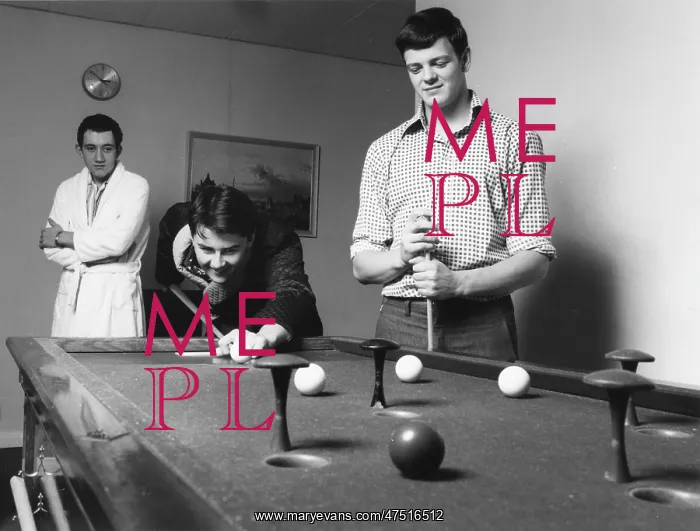 : Patients playing bar billiards, Medical Centre, Hendon : Patients playing bar billiards, Medical Centre, Hendon