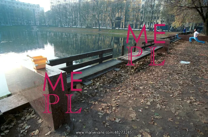 : Patriarshy Ponds in Moscow, 1990 : Patriarshy Ponds in Moscow, 1990