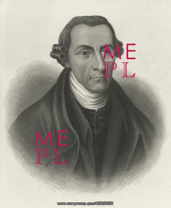 : Patrick Henry, in a portrait engraving by : Patrick Henry, in a portrait engraving by