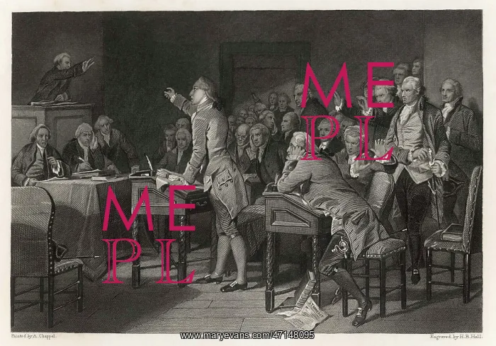 : Patrick Henry speaking against the Stamp Act : Patrick Henry speaking against the Stamp Act