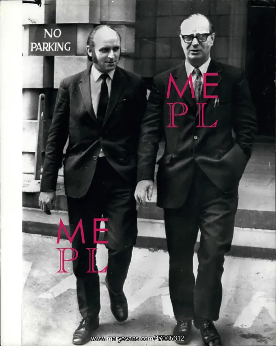 : Patrick Wilson, election agent, and Gerry Fitt, SDLP leader : Patrick Wilson, election agent, and Gerry Fitt, SDLP leader