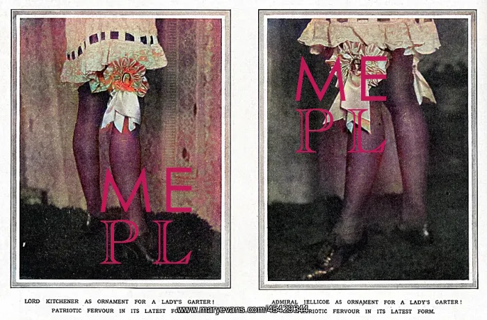 : Patriotic garters, WW1 : Patriotic garters, WW1
