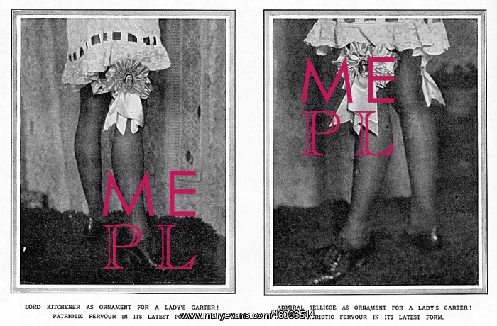 : Patriotic garters, WW1 : Patriotic garters, WW1