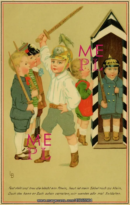 : Patriotic German children : Patriotic German children