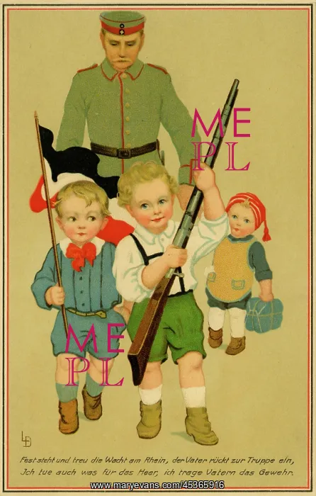  : Patriotic German children