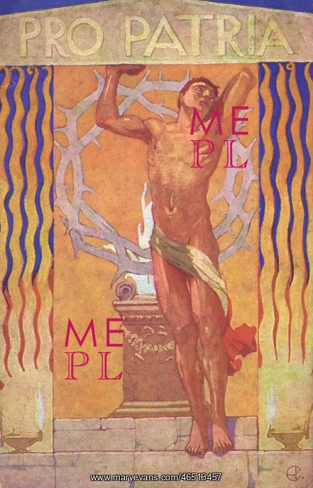 : Patriotic Italian postcard : Patriotic Italian postcard