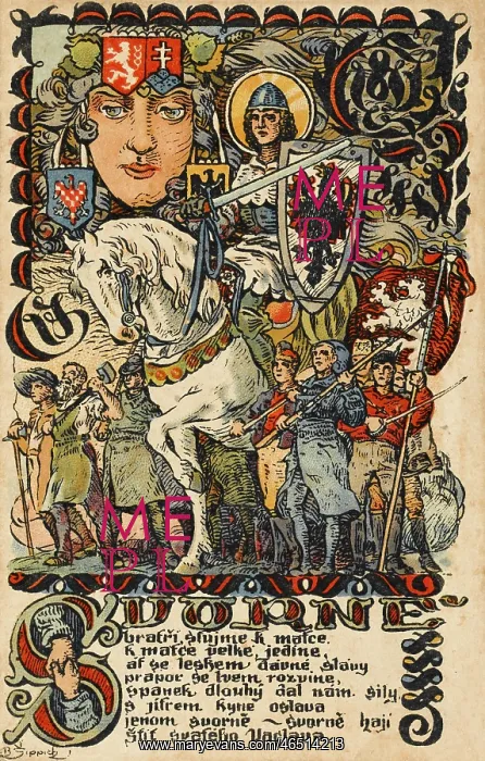 : Patriotic postcard - Czechoslovakia : Patriotic postcard - Czechoslovakia