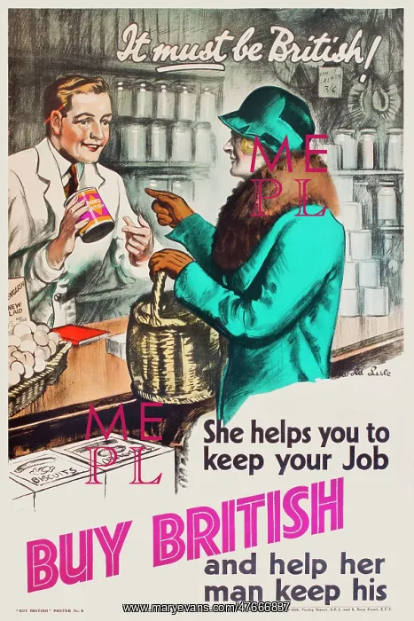 : Patriotic poster, It must be British! : Patriotic poster, It must be British!