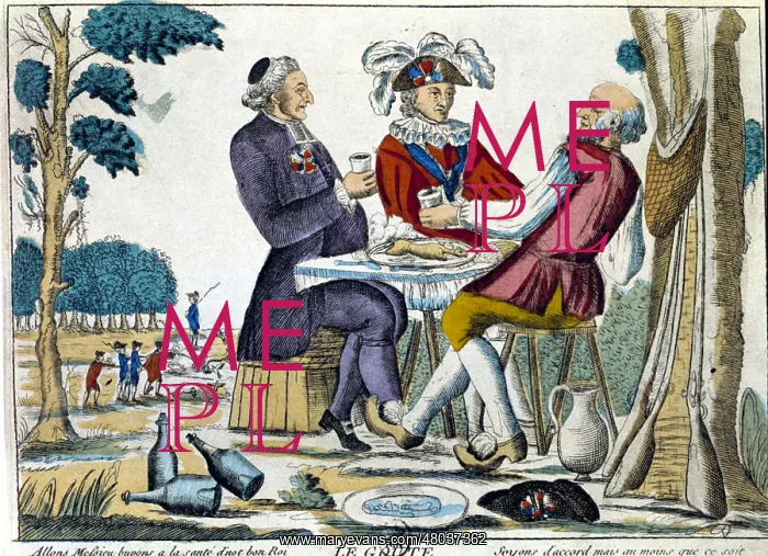 : The Patriotic Snack. Popular Engraving : The Patriotic Snack. Popular Engraving