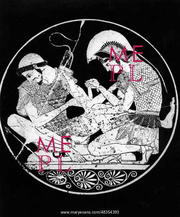 : Patroclus and Achilles, 500 BC : Patroclus and Achilles, 500 BC