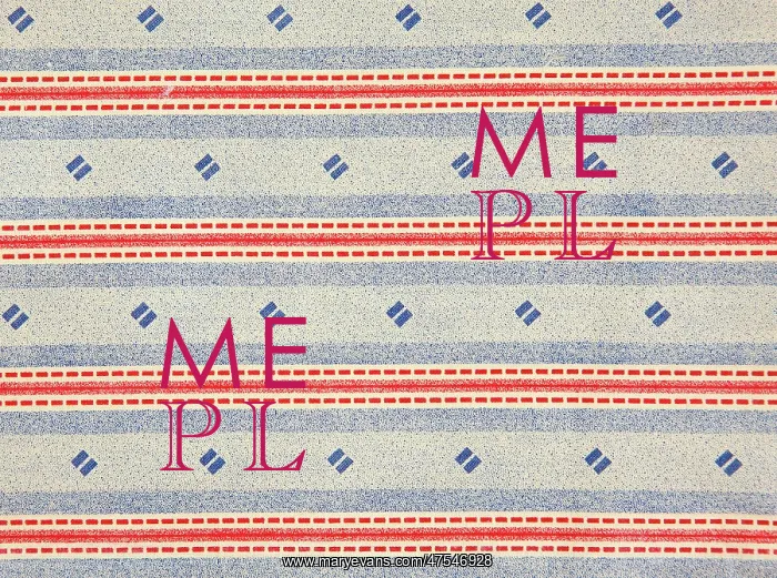  : Patterned material