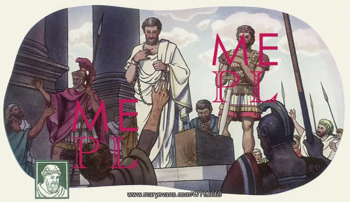 : Paul awaits his Execution : Paul awaits his Execution