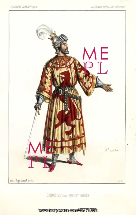: Paul-Bernard Barroilhet in Robert Bruce, 1846 : Paul-Bernard Barroilhet in Robert Bruce, 1846
