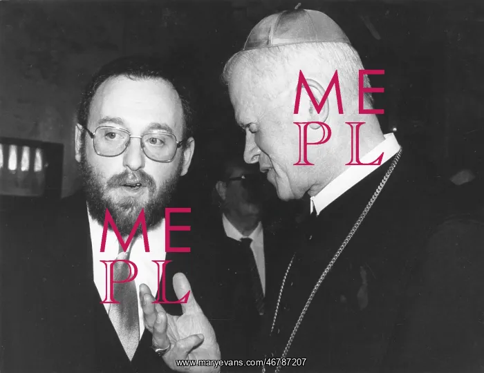: Paul Chaim Eisenberg and Hans Hermann Groer : Paul Chaim Eisenberg and Hans Hermann Groer