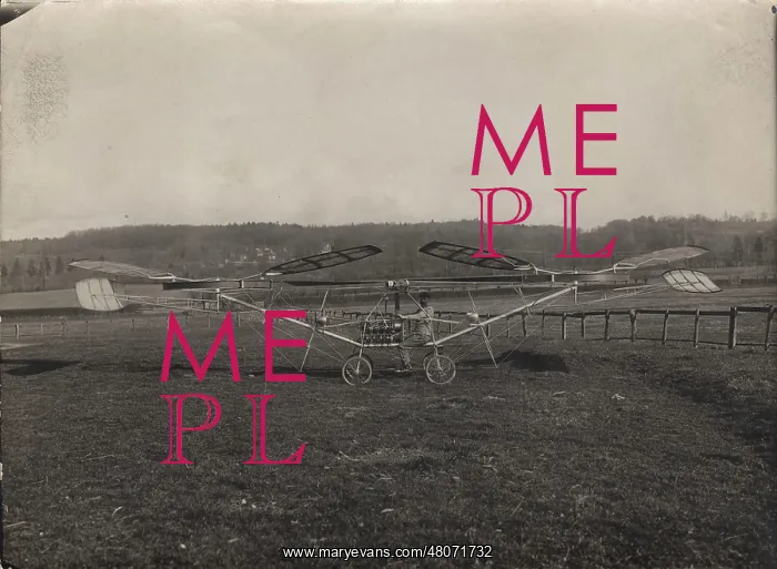 : Paul Cornu's helicopter of 1907 : Paul Cornu's helicopter of 1907