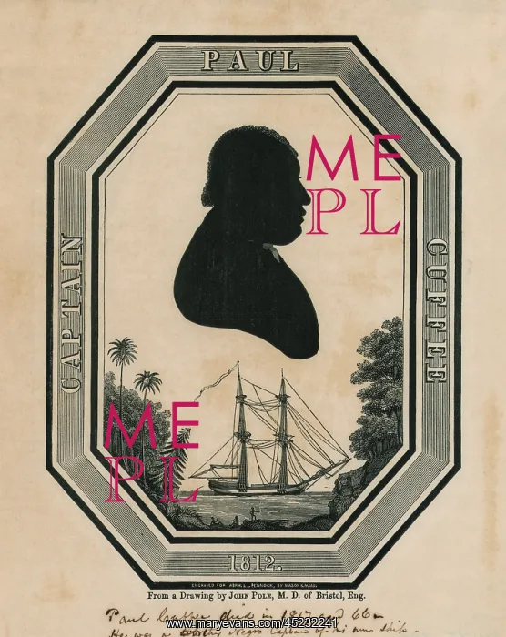 : Paul Cuffe (1759-1817), silhouette portrait ? : Paul Cuffe (1759-1817), silhouette portrait ?