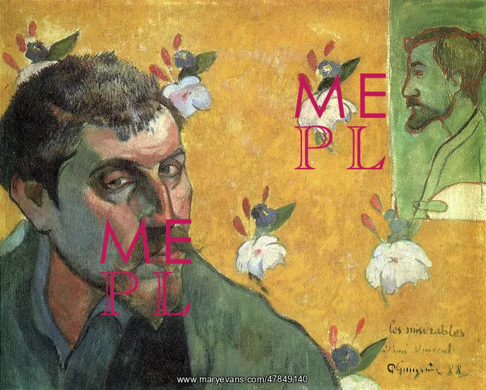  : Paul Gaugin, self-portrait
